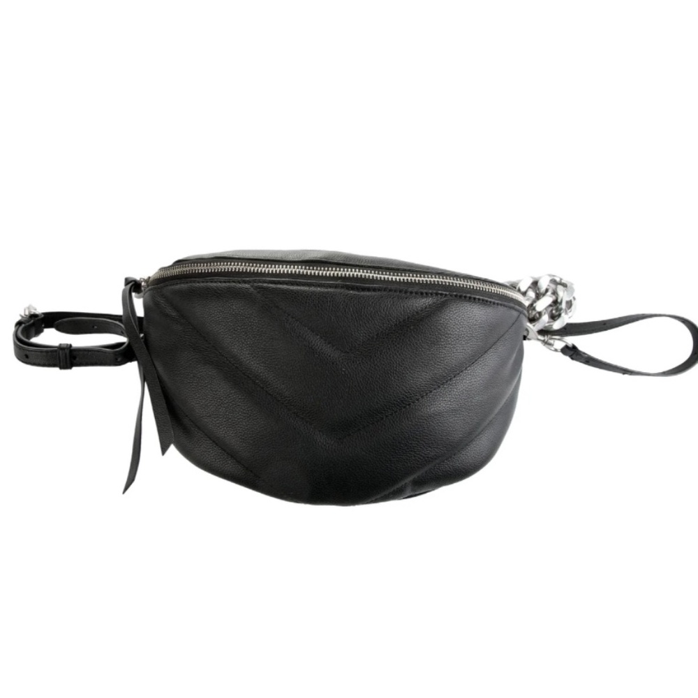 REBECCA MINKOFF Quilted Leather Waist Bag